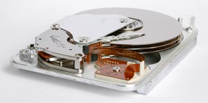 Inner view of a hard disk drive Seagate Medalist ST33232A
